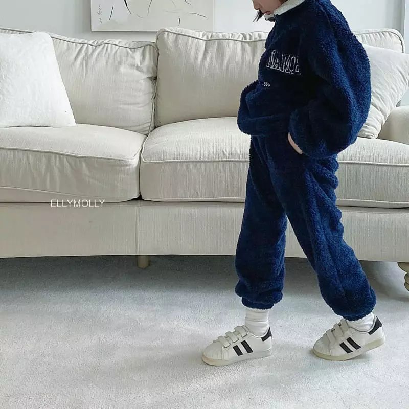 Ellymolly - Korean Children Fashion - #discoveringself - Code Half Zip-up - 3