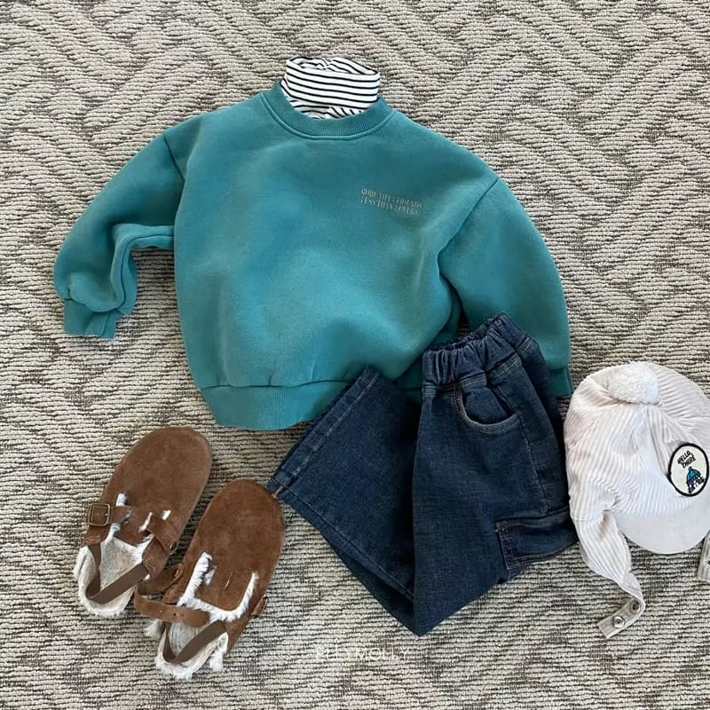 Ellymolly - Korean Children Fashion - #fashionkids - Lover More Fleece Sweatshirt - 9