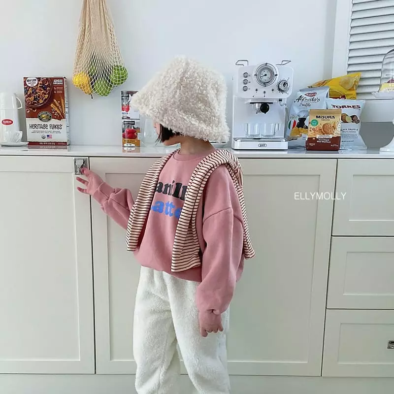 Ellymolly - Korean Children Fashion - #fashionkids - Vanilla Latte Sweatshirt - 8