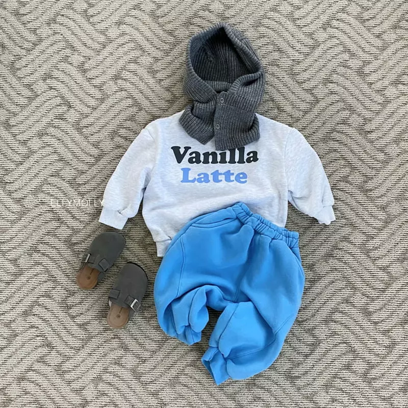Ellymolly - Korean Children Fashion - #kidsshorts - Vanilla Latte Sweatshirt - 9