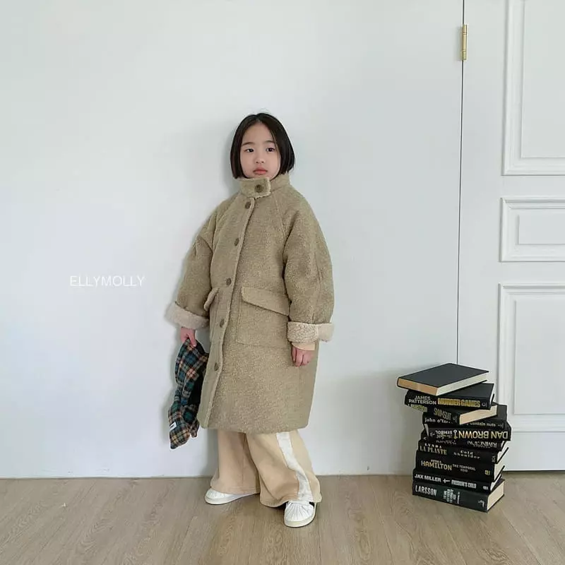 Ellymolly - Korean Children Fashion - #kidsstore - Apola Long Coat - 5