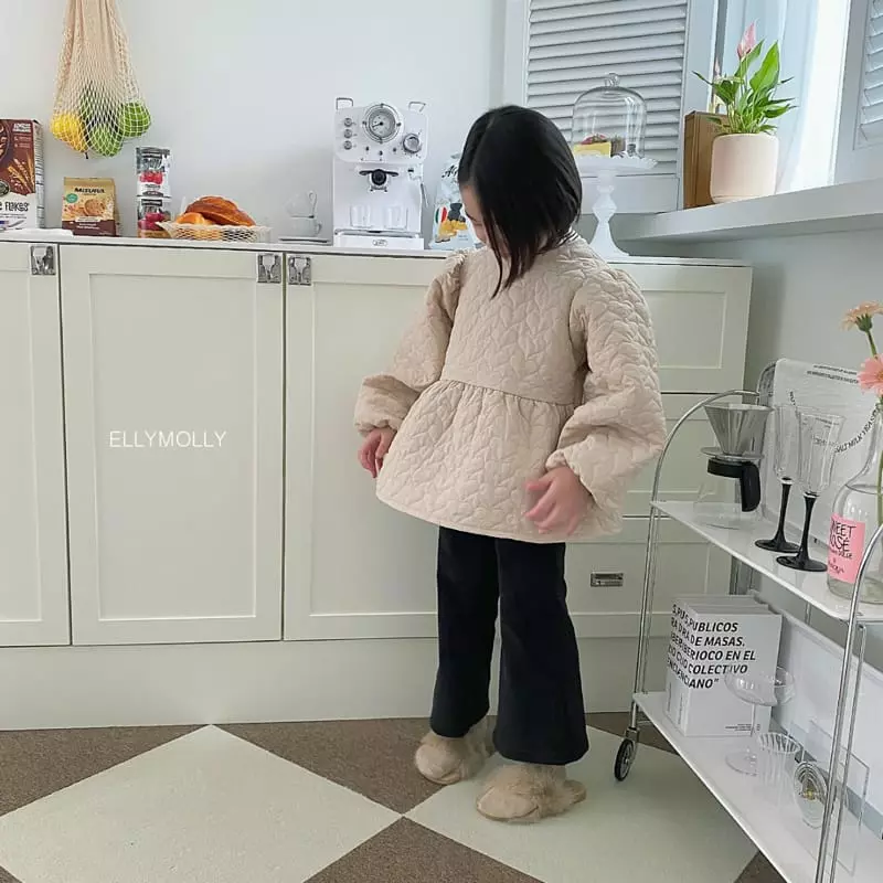 Ellymolly - Korean Children Fashion - #kidsstore - Love Quilting Bloues - 3