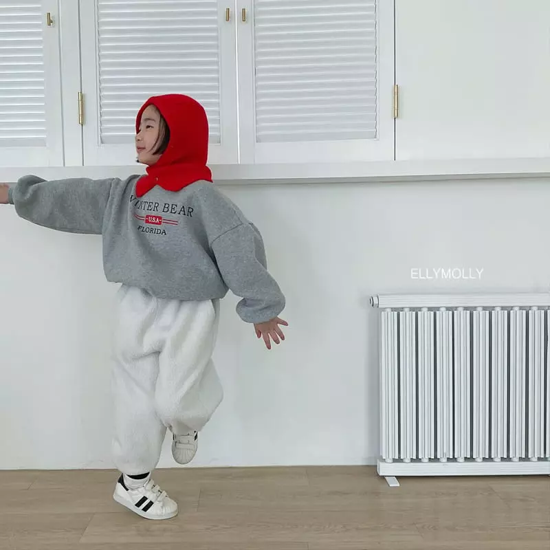 Ellymolly - Korean Children Fashion - #kidsstore - Winter Bear Fleece Sweatshirt - 7