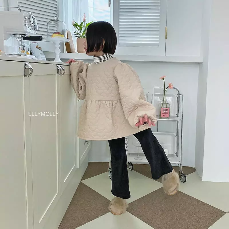 Ellymolly - Korean Children Fashion - #kidsstore - Love Quilting Bloues - 4