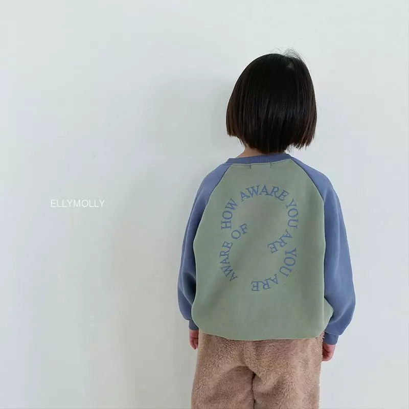 Ellymolly - Korean Children Fashion - #kidsstore - How Raglan Sweatshirt - 4
