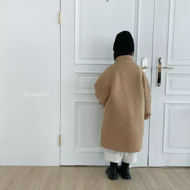 Ellymolly - Korean Children Fashion - #littlefashionista - Apola Long Coat - 8