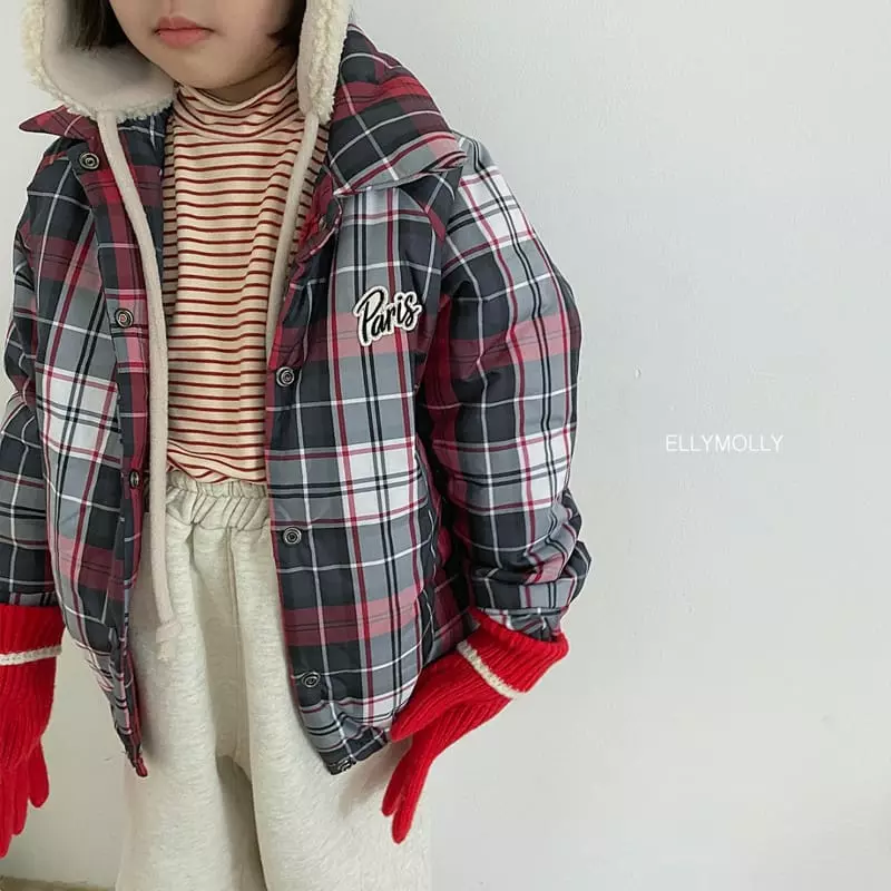 Ellymolly - Korean Children Fashion - #littlefashionista - Denny Quilting Jacket - 7
