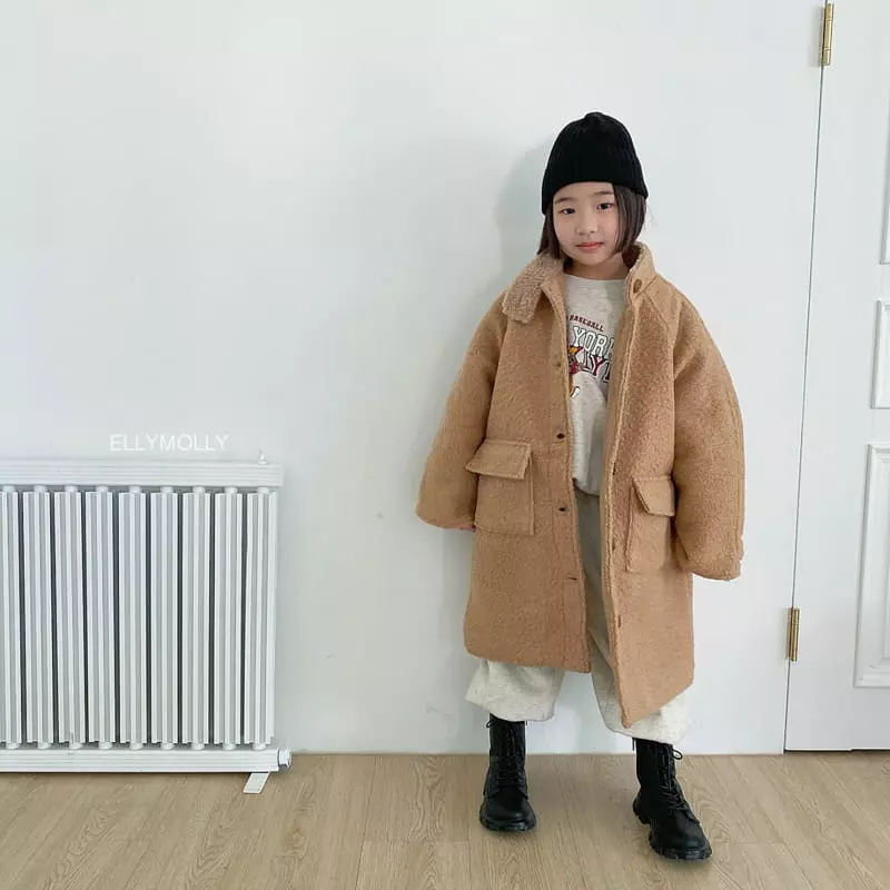 Ellymolly - Korean Children Fashion - #magicofchildhood - Apola Long Coat - 9