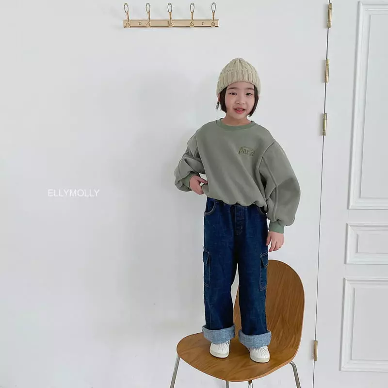 Ellymolly - Korean Children Fashion - #magicofchildhood - Denber Wide Jeans - 5