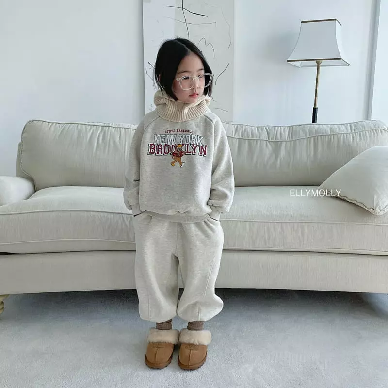Ellymolly - Korean Children Fashion - #magicofchildhood - Log Fleece Pants - 2