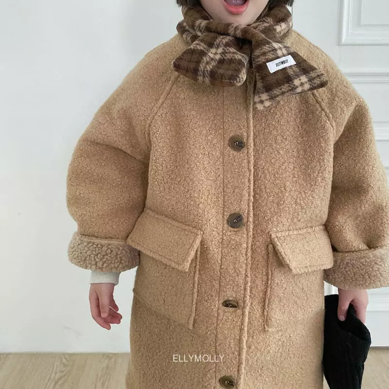 Ellymolly - Korean Children Fashion - #minifashionista - Apola Long Coat - 10