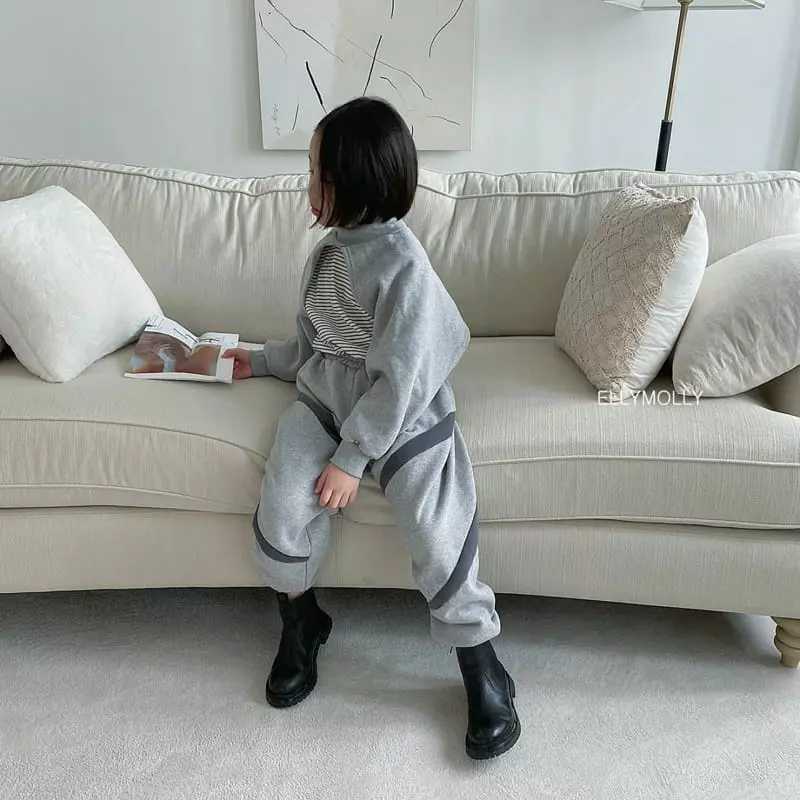 Ellymolly - Korean Children Fashion - #minifashionista - Turtleneck Crop Sweatshirt - 6