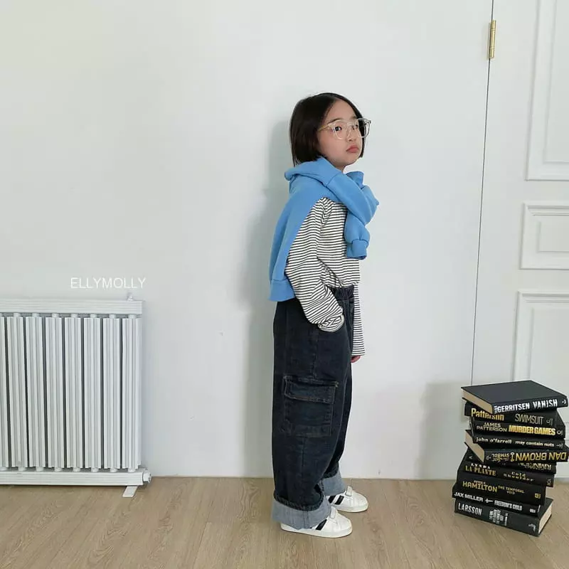 Ellymolly - Korean Children Fashion - #minifashionista - Denber Wide Jeans - 6