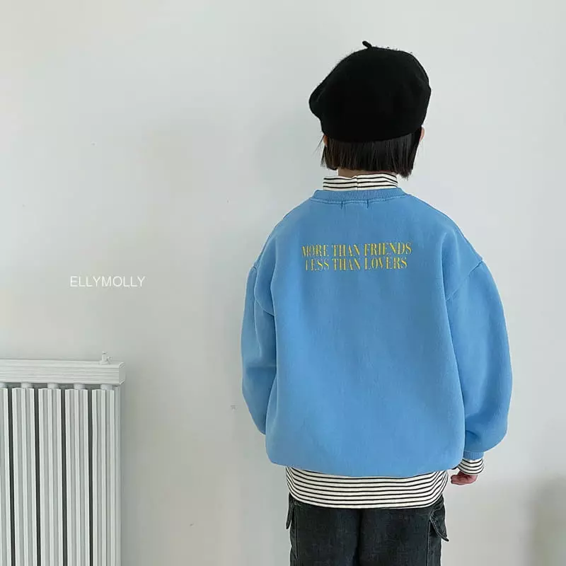 Ellymolly - Korean Children Fashion - #prettylittlegirls - Lover More Fleece Sweatshirt - 3