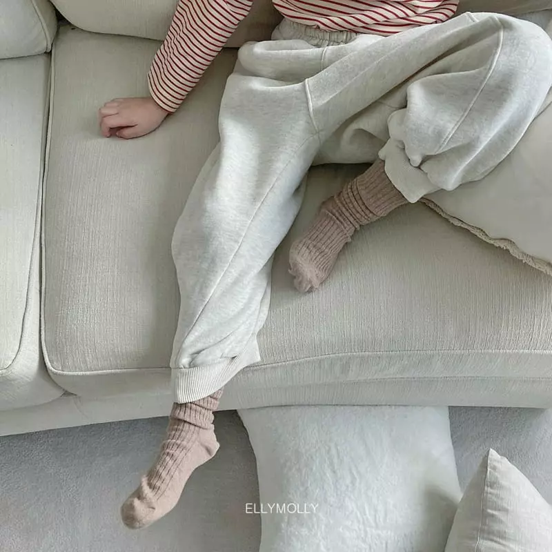 Ellymolly - Korean Children Fashion - #minifashionista - Log Fleece Pants - 4
