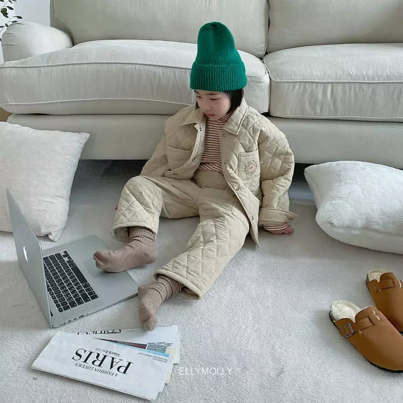 Ellymolly - Korean Children Fashion - #stylishchildhood - Quilting Pants - 8