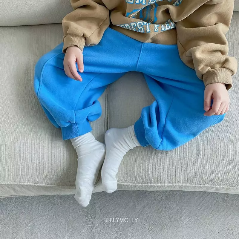 Ellymolly - Korean Children Fashion - #stylishchildhood - Log Fleece Pants - 7