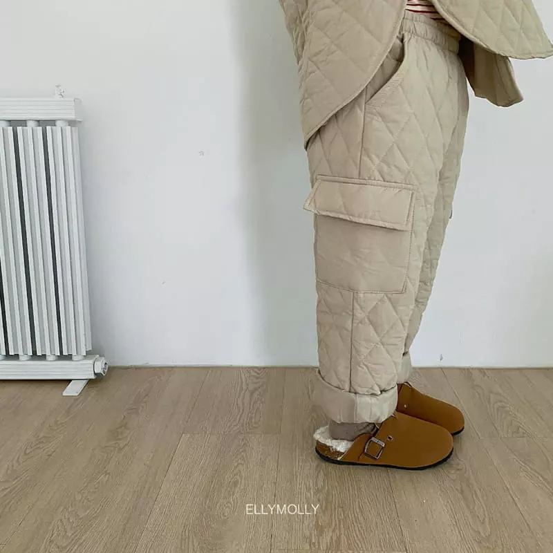 Ellymolly - Korean Children Fashion - #todddlerfashion - Quilting Pants - 6