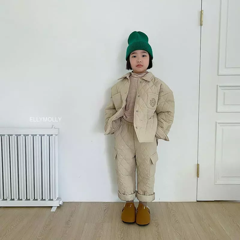 Ellymolly - Korean Children Fashion - #toddlerclothing - Quilting Pants - 7