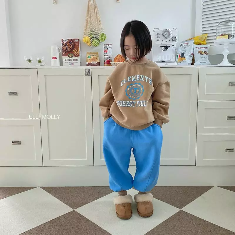 Ellymolly - Korean Children Fashion - #toddlerclothing - Log Fleece Pants - 6