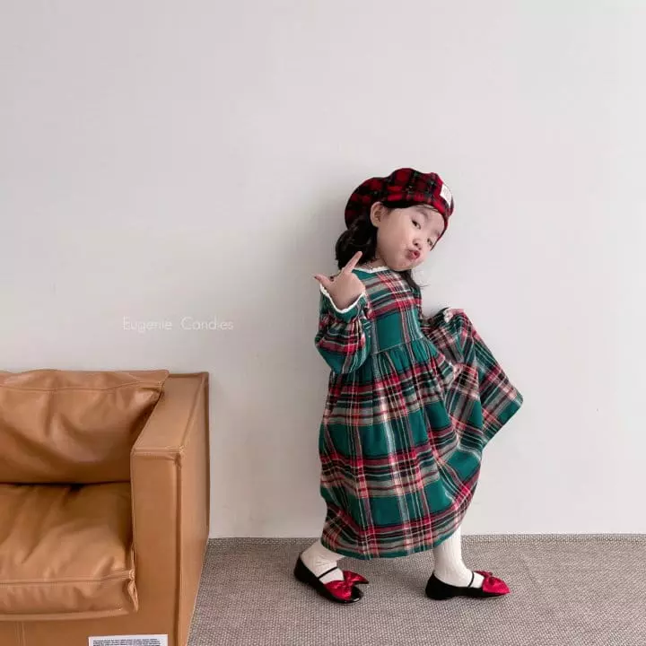 Eugenie Candies - Korean Children Fashion - #Kfashion4kids - U Green One-piece - 7