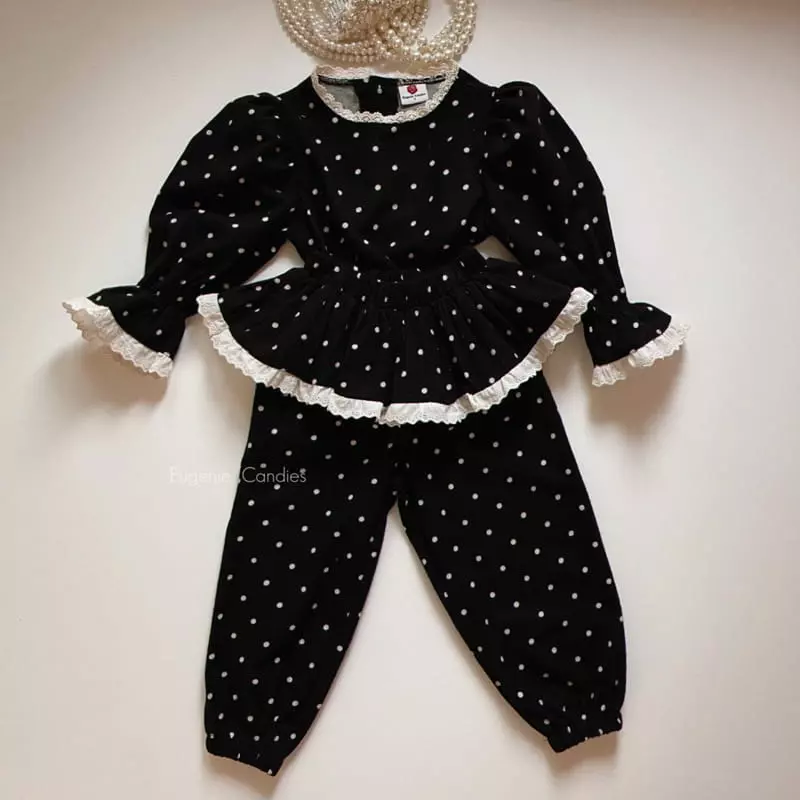 Eugenie Candies - Korean Children Fashion - #childofig - Siena Top Bottom Set - 4