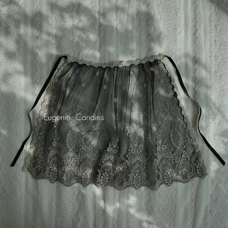 Eugenie Candies - Korean Children Fashion - #childrensboutique - Black Apron - 2