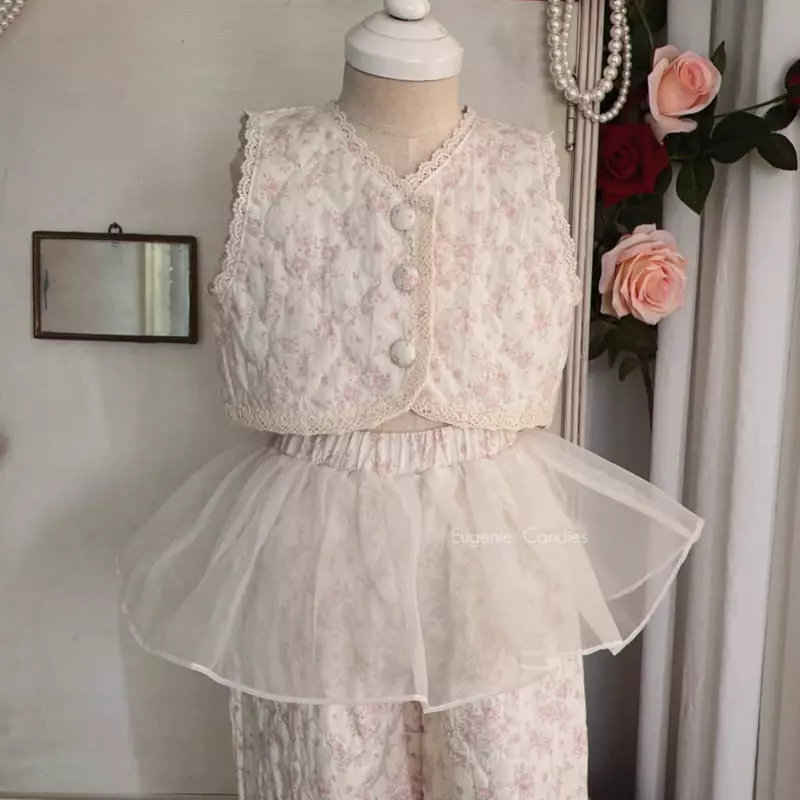 Eugenie Candies - Korean Children Fashion - #fashionkids - Tia Top Bottom Set