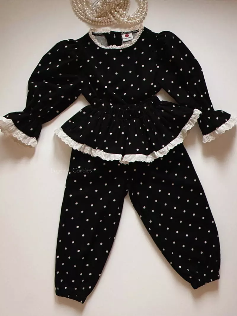 Eugenie Candies - Korean Children Fashion - #stylishchildhood - Siena Top Bottom Set - 2