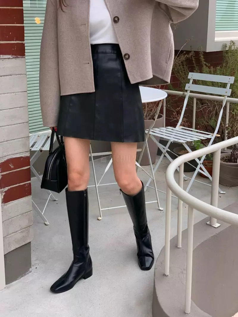 February - Korean Women Fashion - #momslook - Jelly Skirt - 9