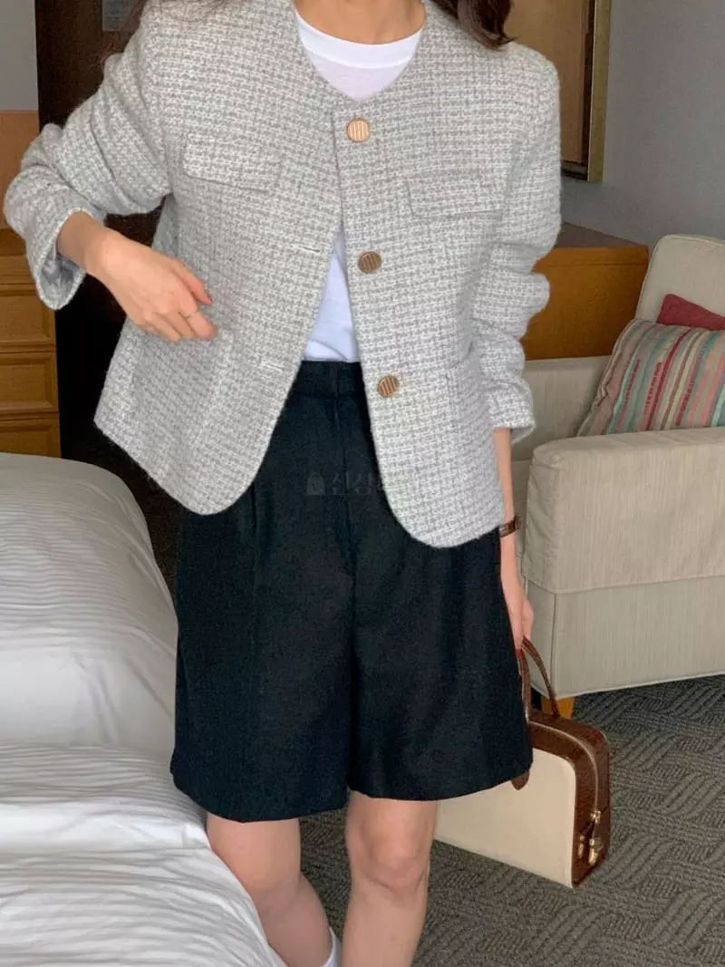 February - Korean Women Fashion - #pursuepretty - Acan Twid Jacket - 2