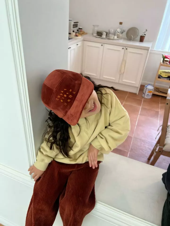 Fine Studio - Korean Children Fashion - #Kfashion4kids - Velou Number Cap - 7