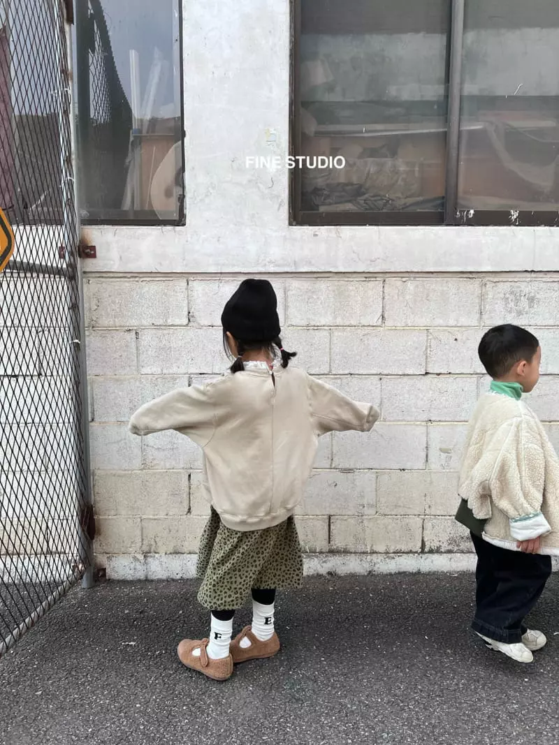 Fine Studio - Korean Children Fashion - #childofig - Frill Sweatshirt - 7