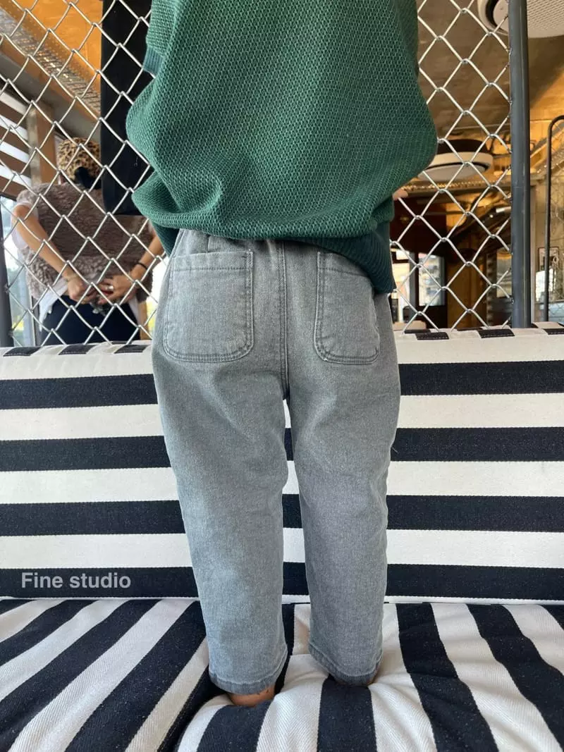 Fine Studio - Korean Children Fashion - #childofig - Pigment Pocket Span Pants - 5