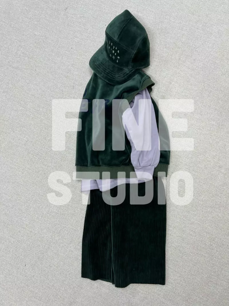 Fine Studio - Korean Children Fashion - #childrensboutique - Bear Vest - 7