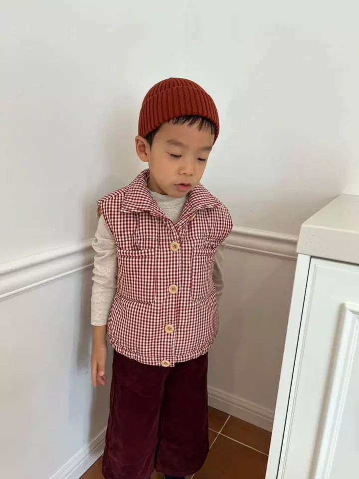 Fine Studio - Korean Children Fashion - #childrensboutique - Enffy Padding Vest - 10