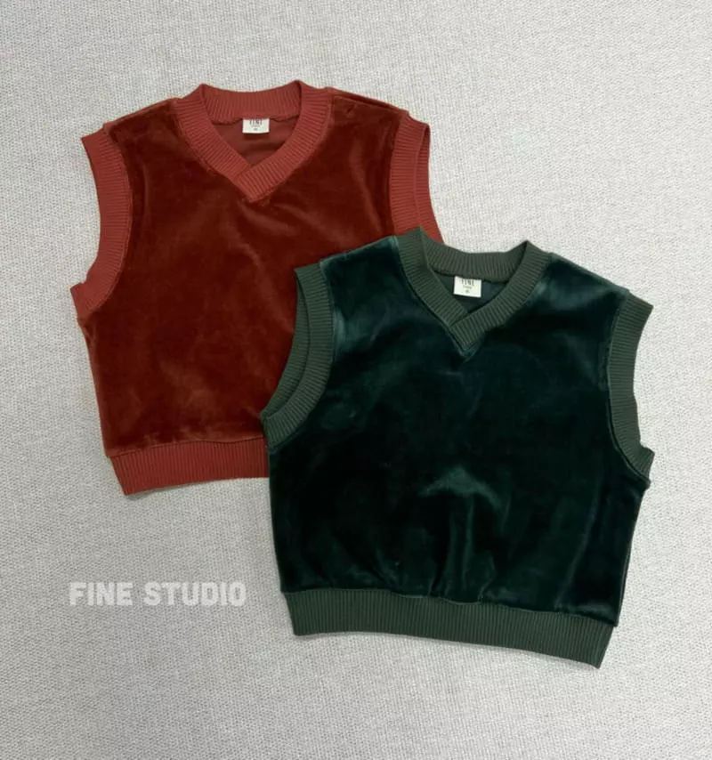 Fine Studio - Korean Children Fashion - #designkidswear - Bear Vest - 8