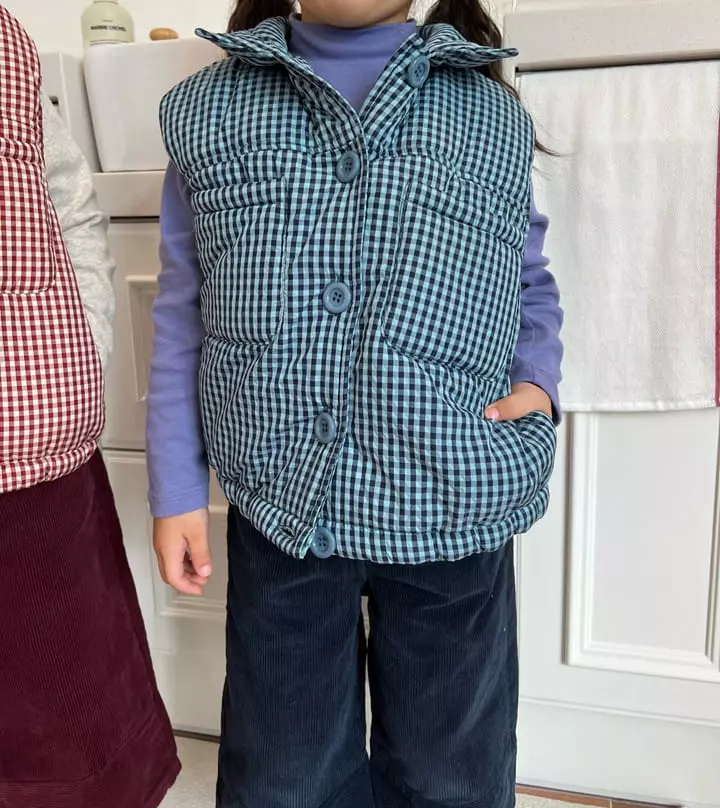 Fine Studio - Korean Children Fashion - #designkidswear - Enffy Padding Vest - 11