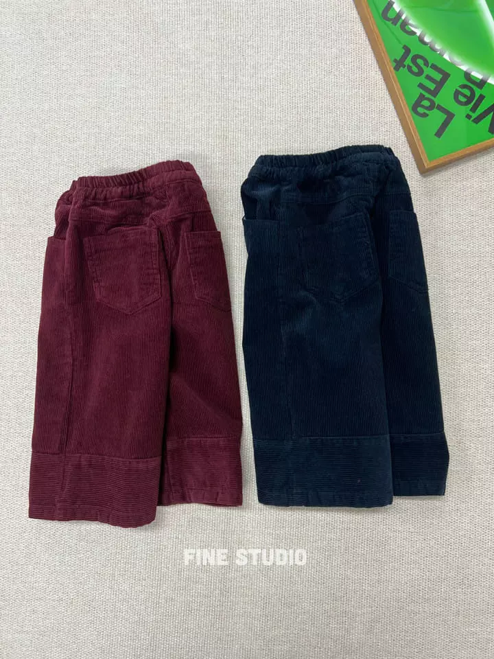 Fine Studio - Korean Children Fashion - #discoveringself - Rib Pants