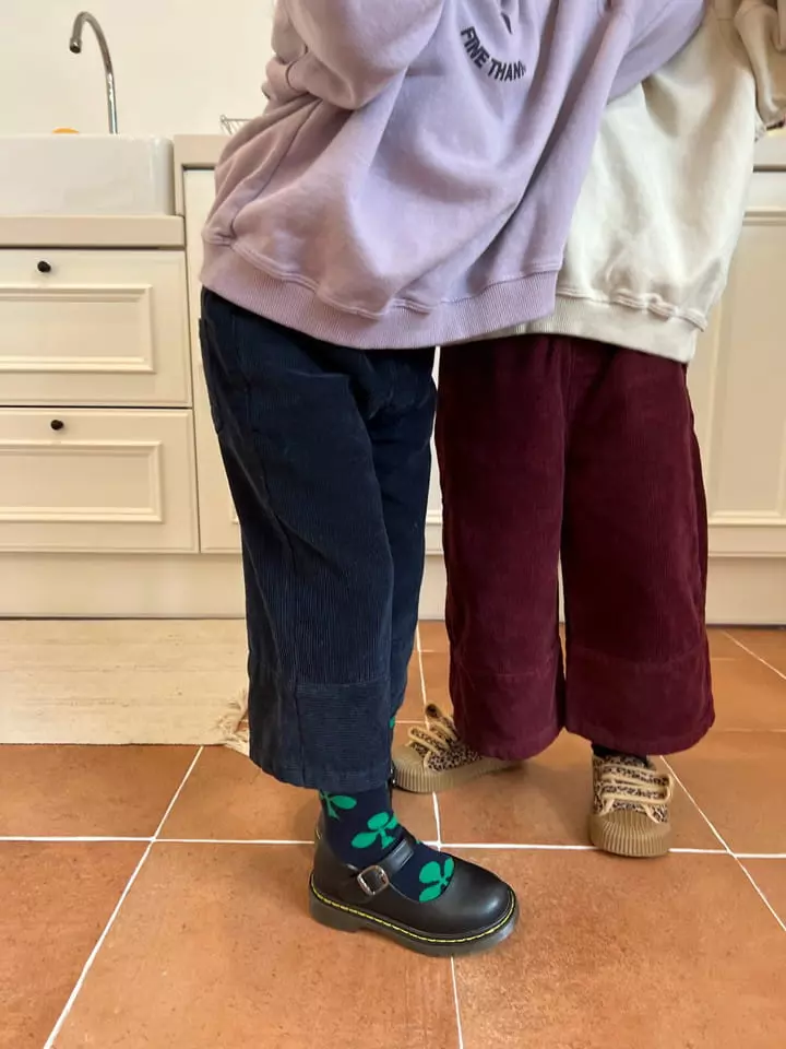 Fine Studio - Korean Children Fashion - #fashionkids - Rib Pants - 2