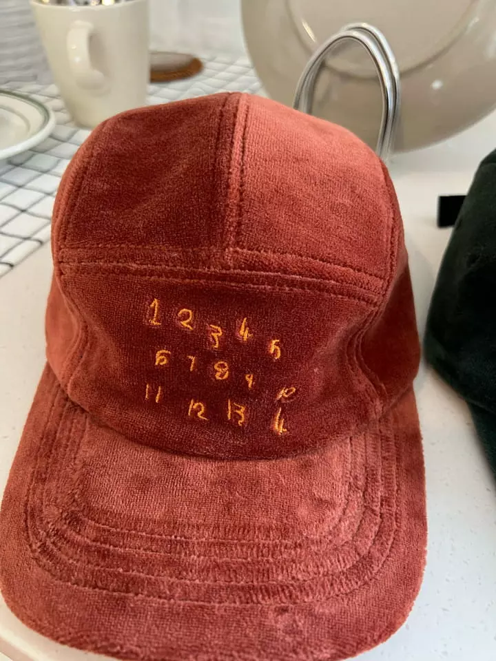 Fine Studio - Korean Children Fashion - #kidsstore - Velou Number Cap - 5