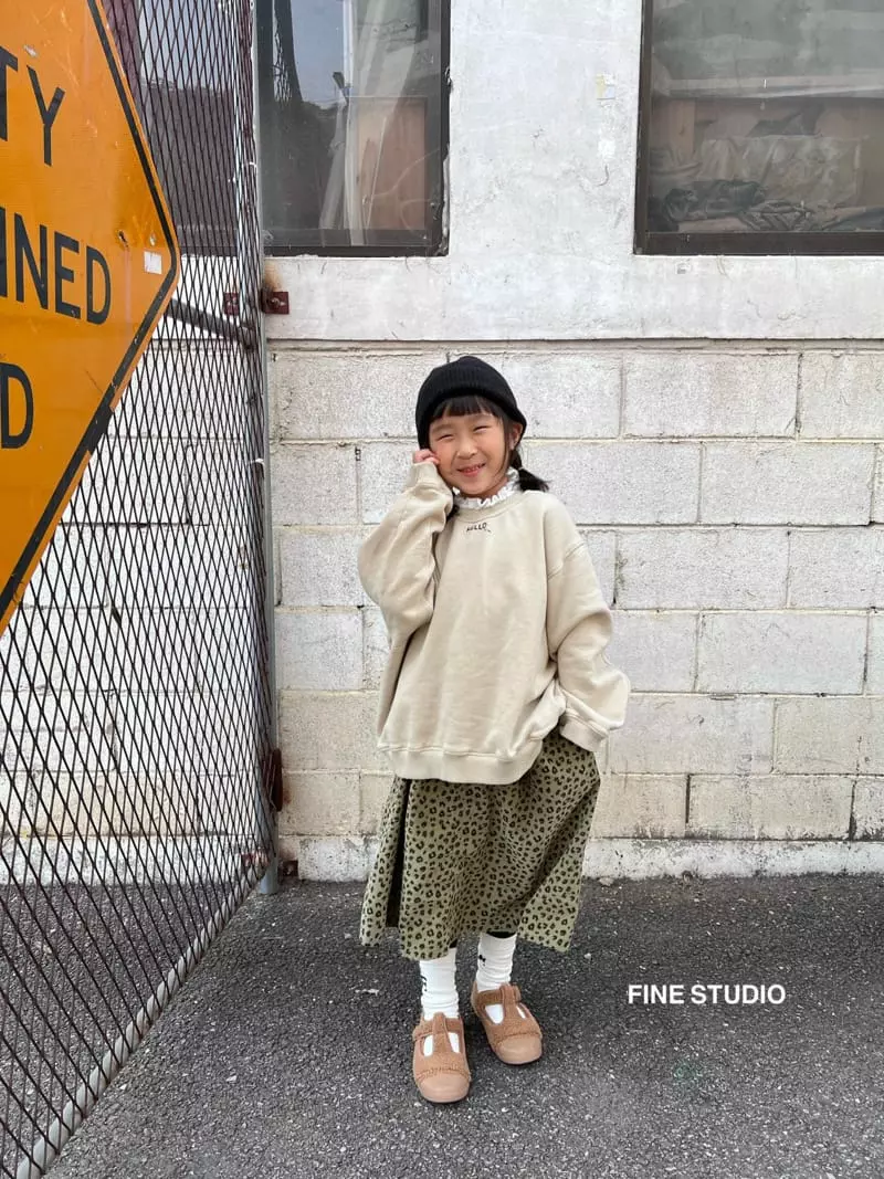 Fine Studio - Korean Children Fashion - #kidzfashiontrend - Frill Sweatshirt