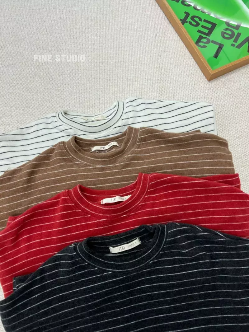 Fine Studio - Korean Children Fashion - #kidzfashiontrend - Blooming Fleece Tee - 3