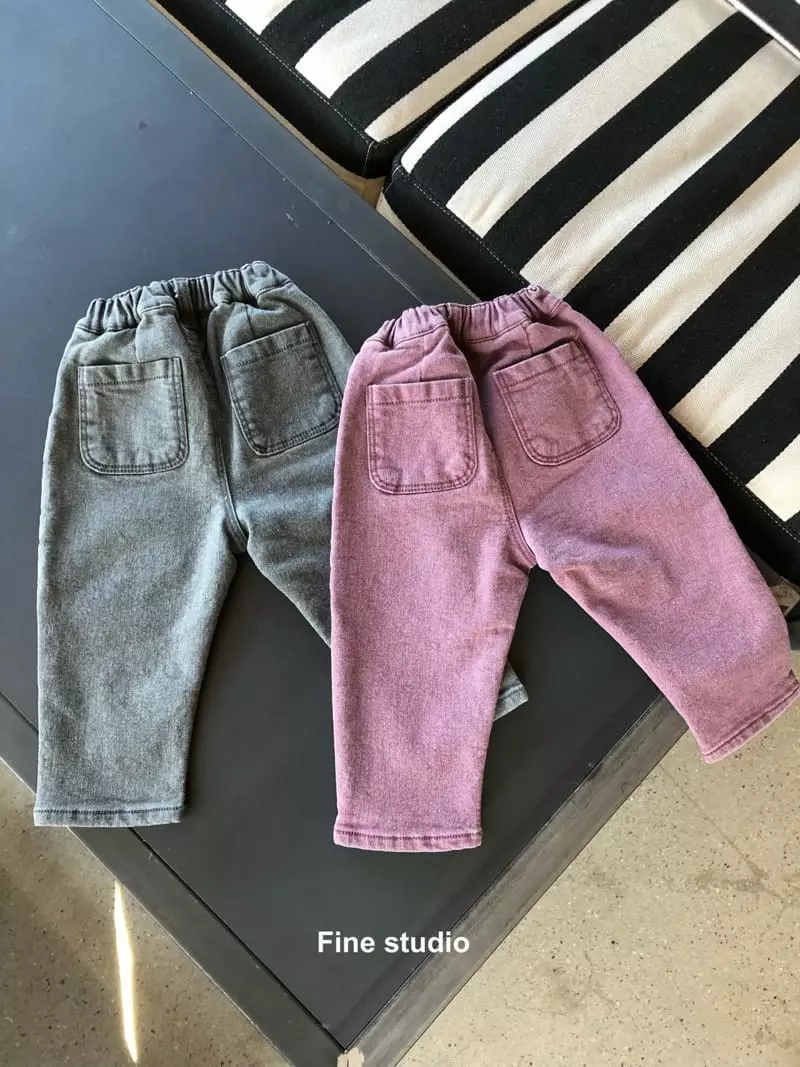 Fine Studio - Korean Children Fashion - #magicofchildhood - Pigment Pocket Span Pants