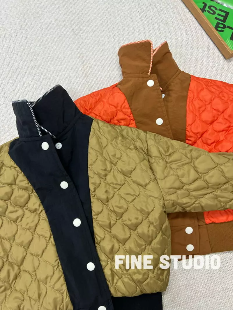 Fine Studio - Korean Children Fashion - #magicofchildhood - Sleeve Baseball Jacket - 7