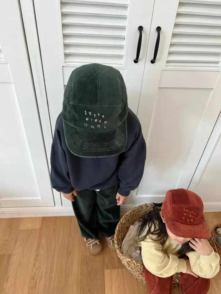 Fine Studio - Korean Children Fashion - #magicofchildhood - Velou Number Cap - 9