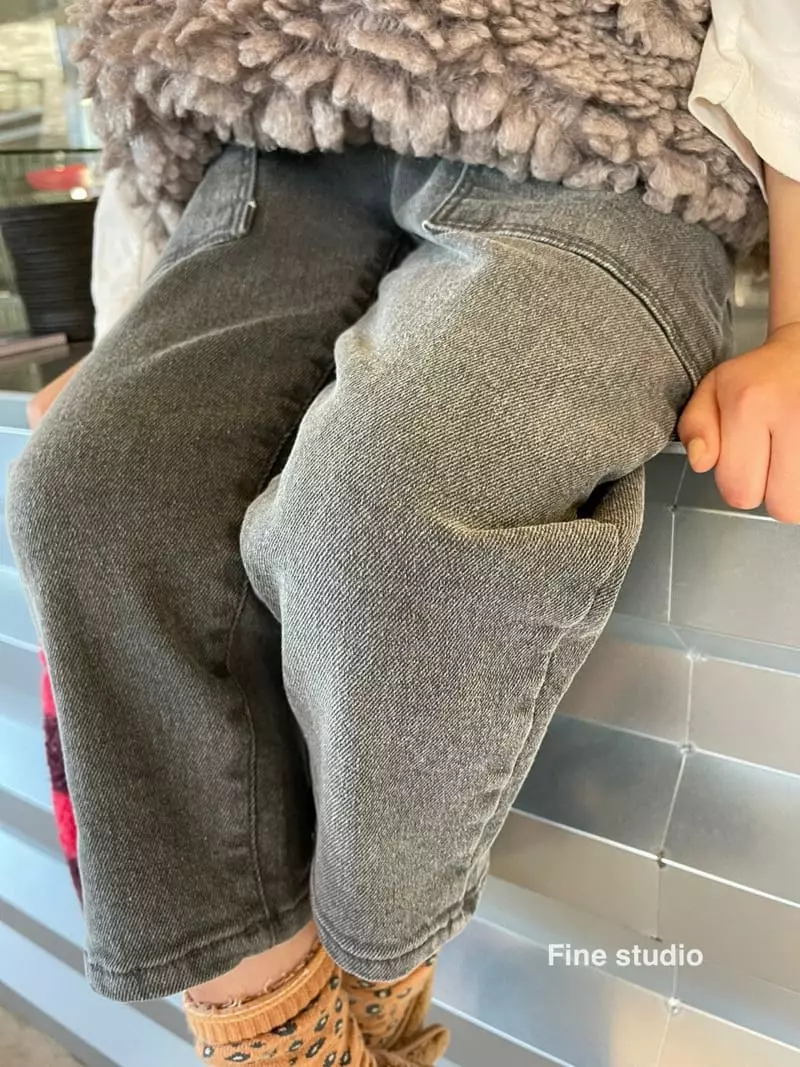 Fine Studio - Korean Children Fashion - #minifashionista - Pigment Pocket Span Pants - 2