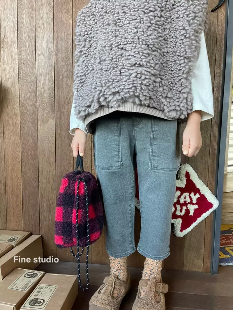Fine Studio - Korean Children Fashion - #prettylittlegirls - Pigment Pocket Span Pants - 3
