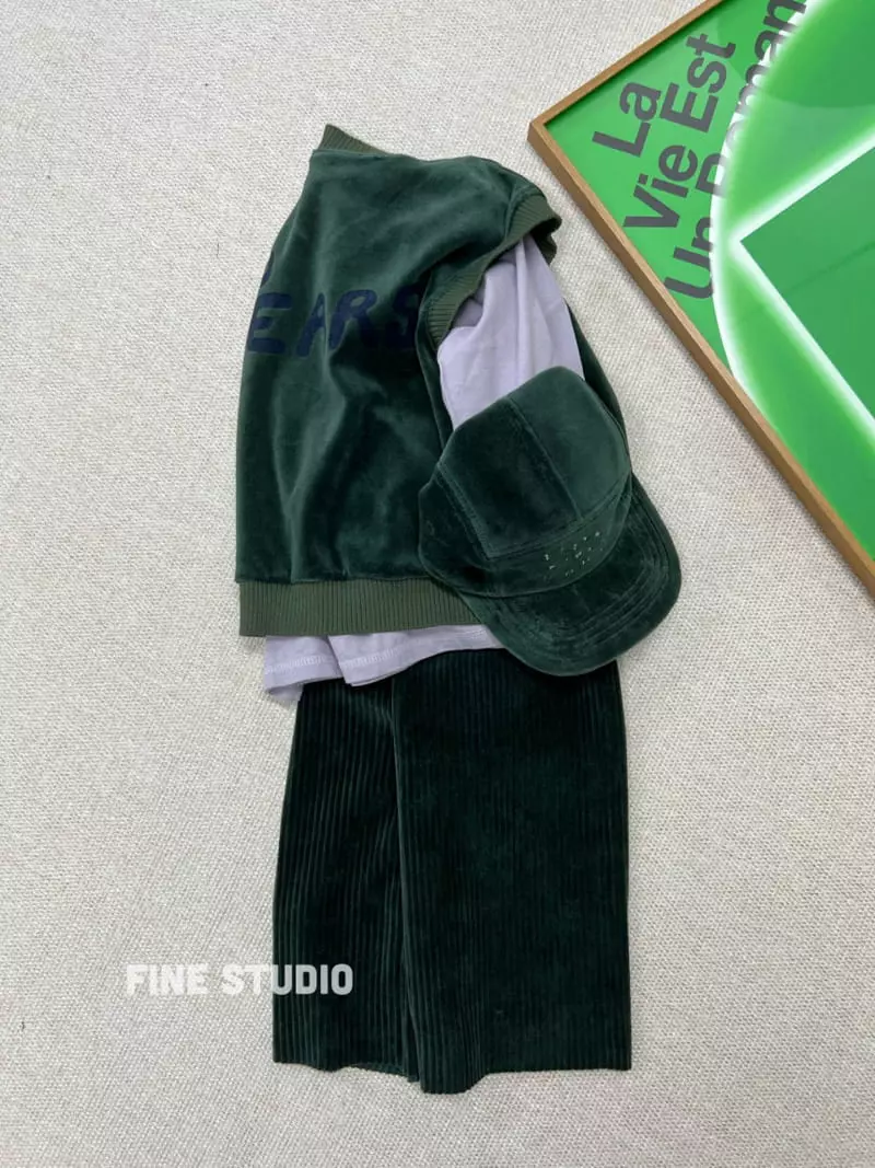 Fine Studio - Korean Children Fashion - #prettylittlegirls - Veloure Rib Pants - 3