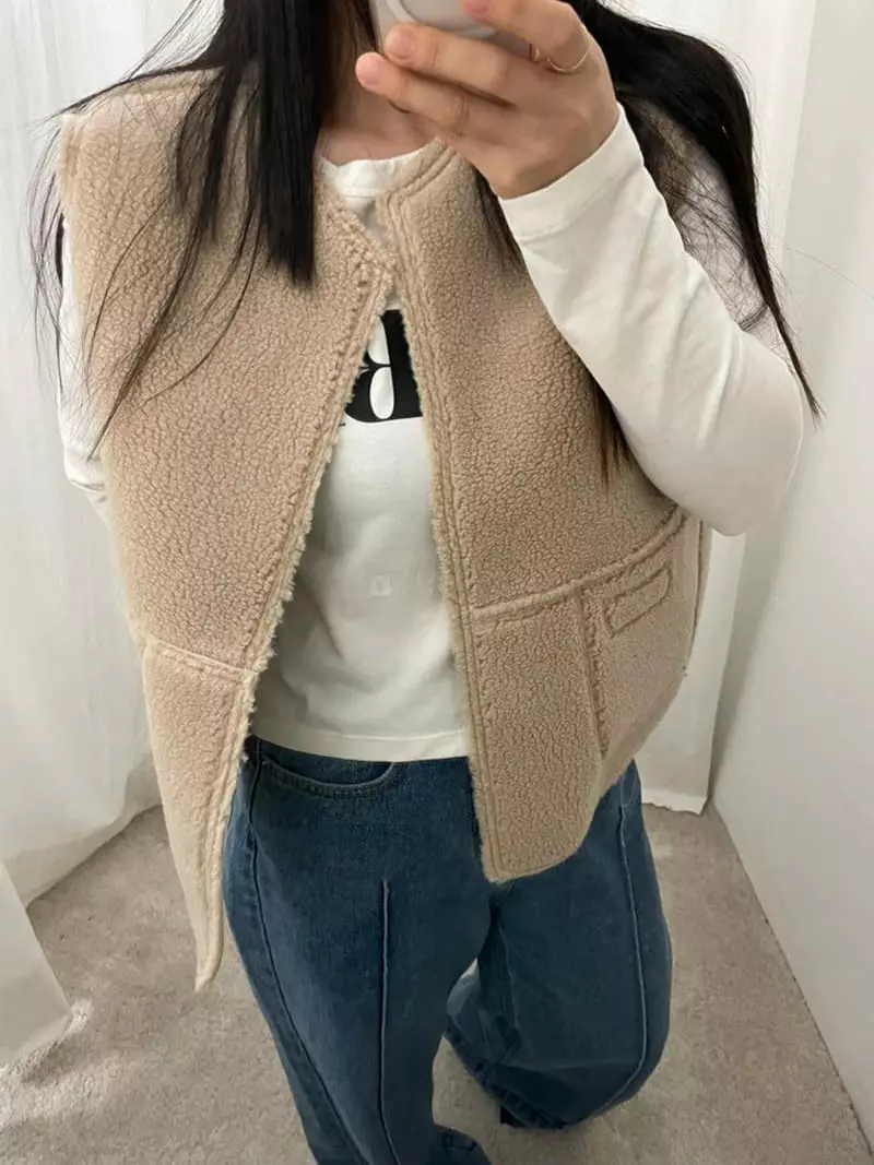 Floor - Korean Women Fashion - #pursuepretty - Leja Vest - 5